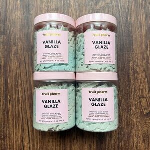 4 Fruit Pharm Vanilla Glaze Smoothing Shave Butter For Body - 5 oz